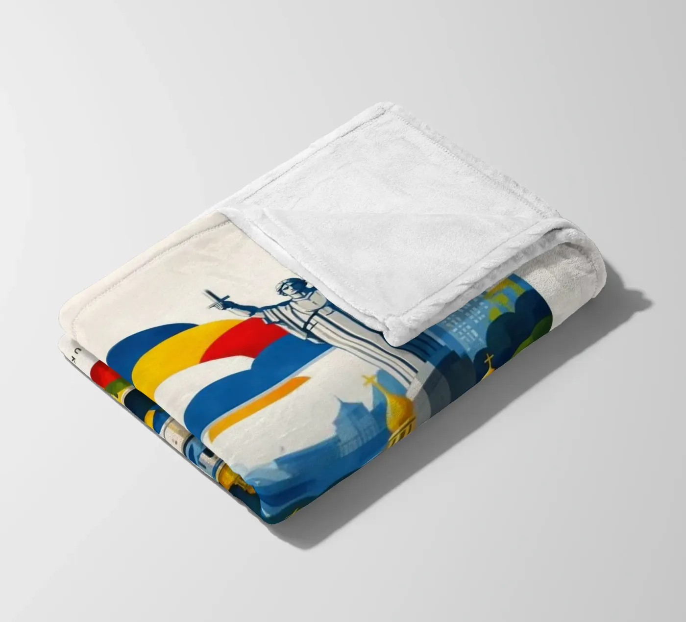Kyiv Flat Fleecedecke von Art Unleashed