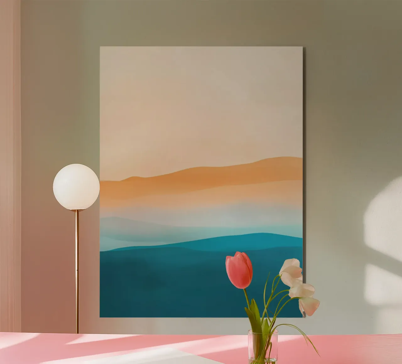 Abstract sea landscape alu-dibond by Little Things