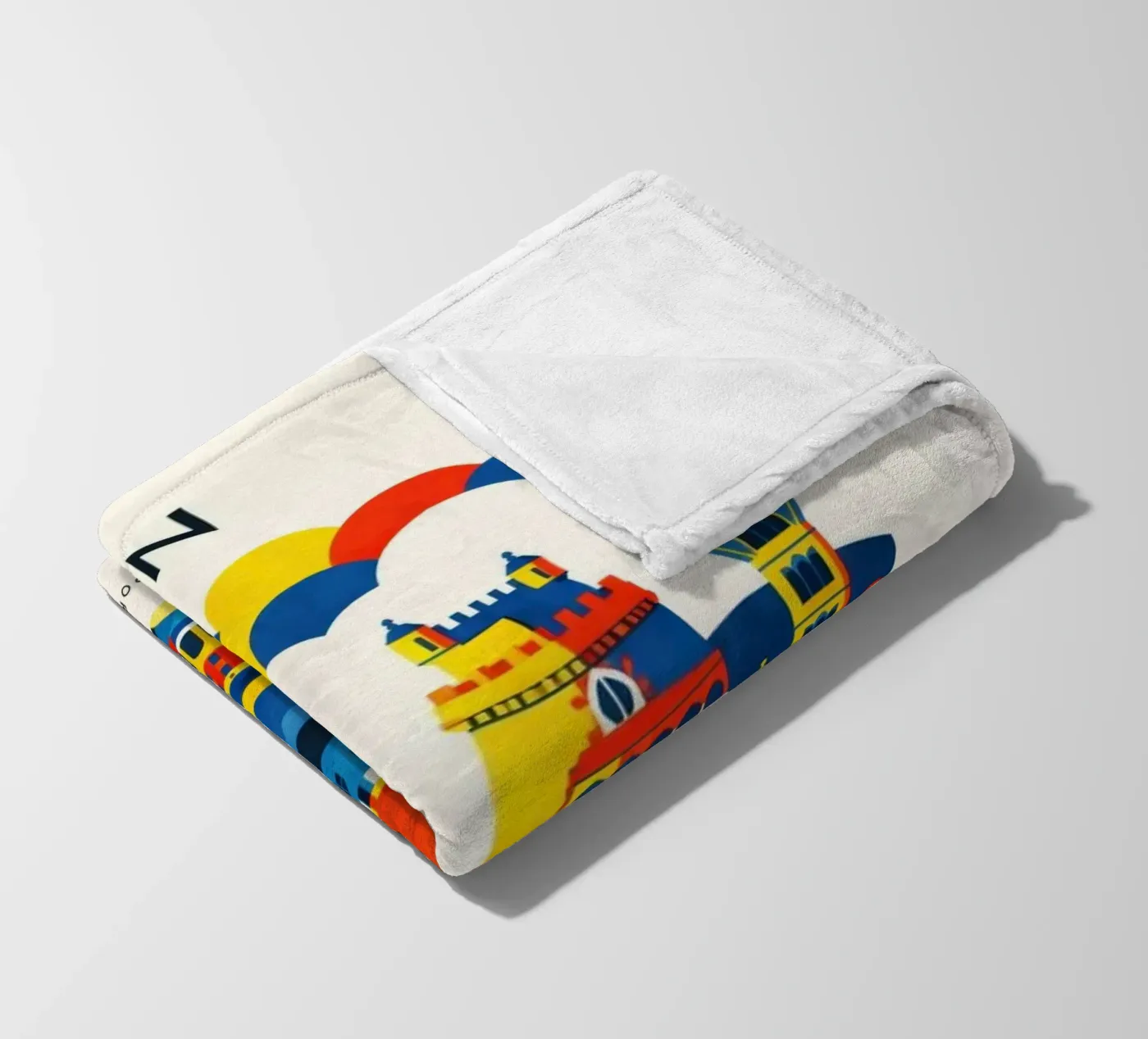Lisbon Flat fleecedeken van Art Unleashed