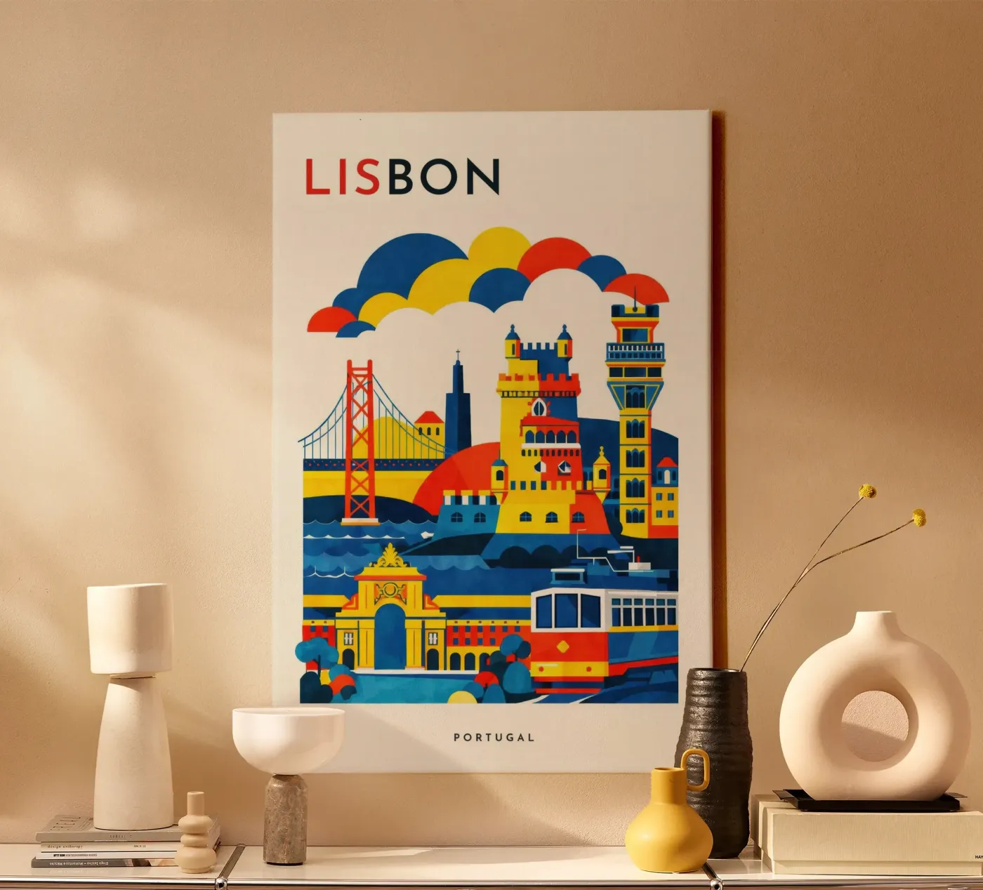 Lisbon Flat tela da Art Unleashed