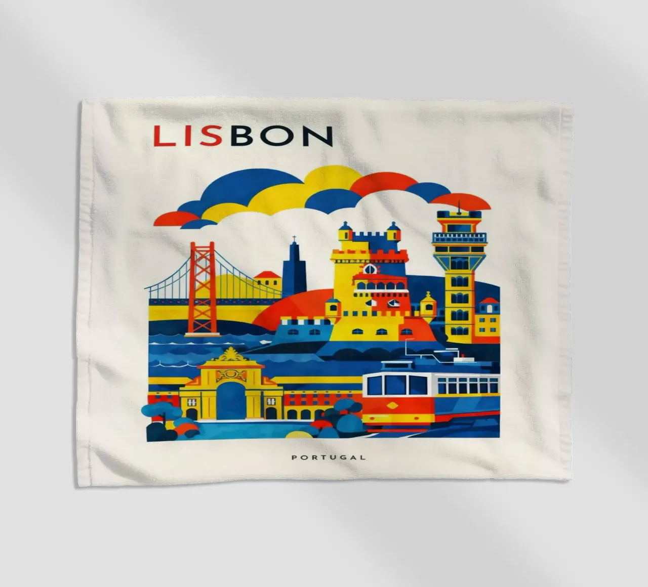 Lisbon Flat telo mare da Art Unleashed