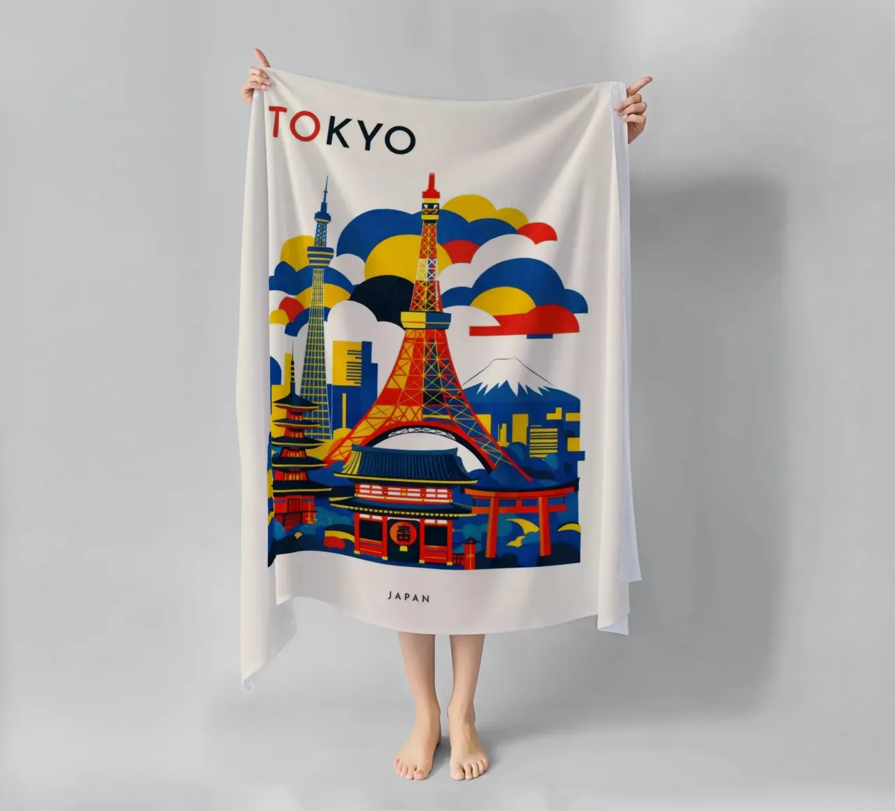 Tokyo Flat telo mare da Art Unleashed