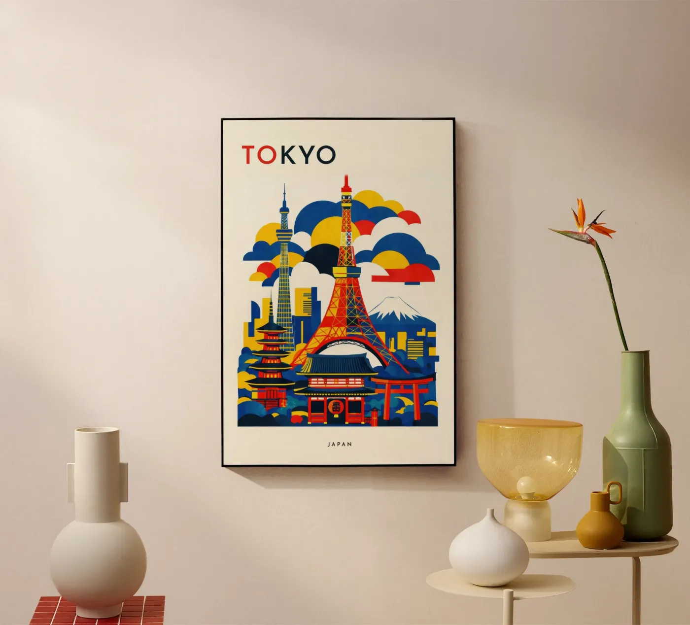 Tokyo Flat acrylic glass by Art Unleashed