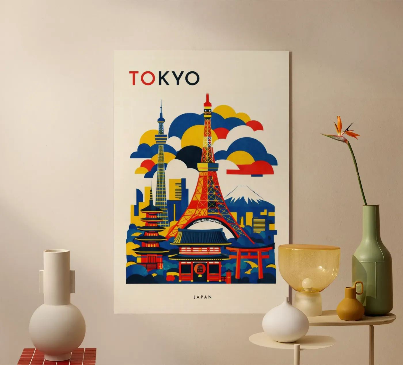Tokyo Flat acrylic glass by Art Unleashed