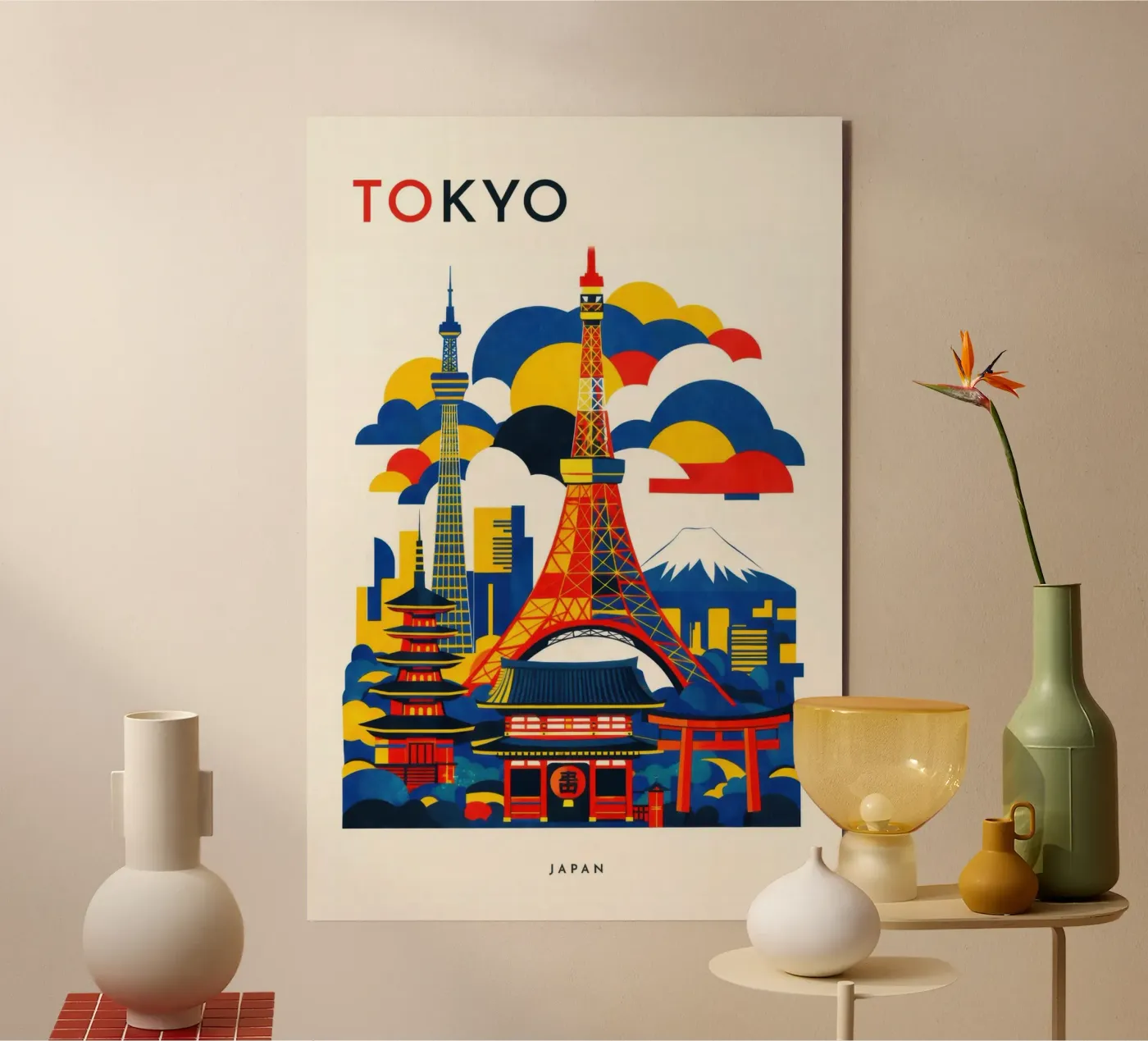 Tokyo Flat forex plate by Art Unleashed