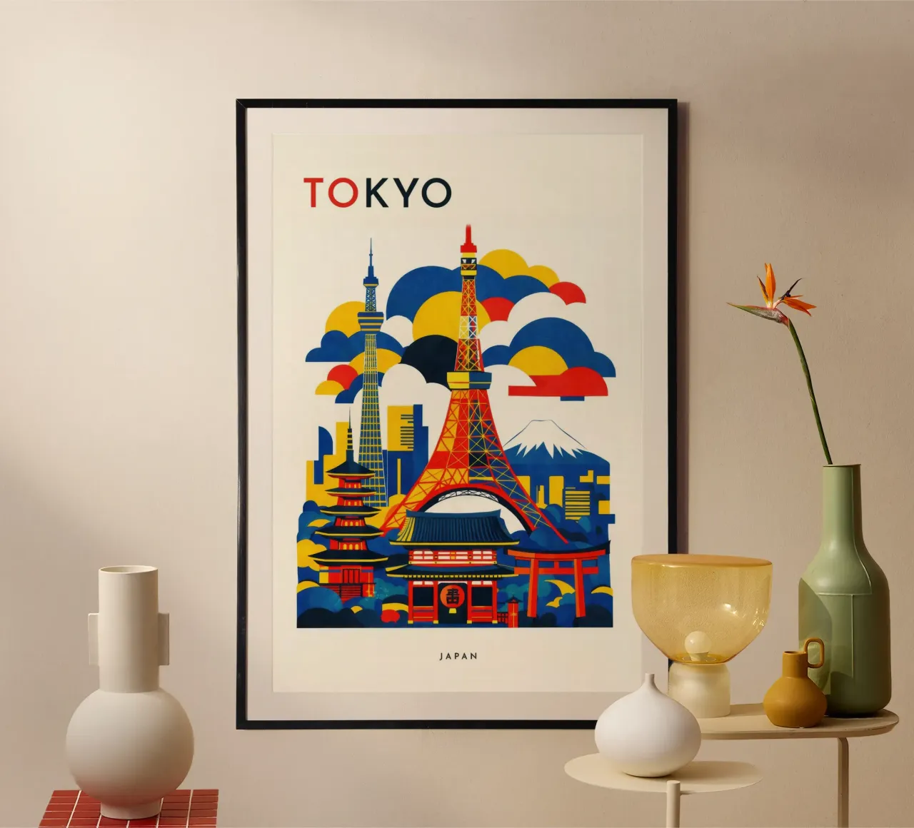 Tokyo Flat poster da Art Unleashed