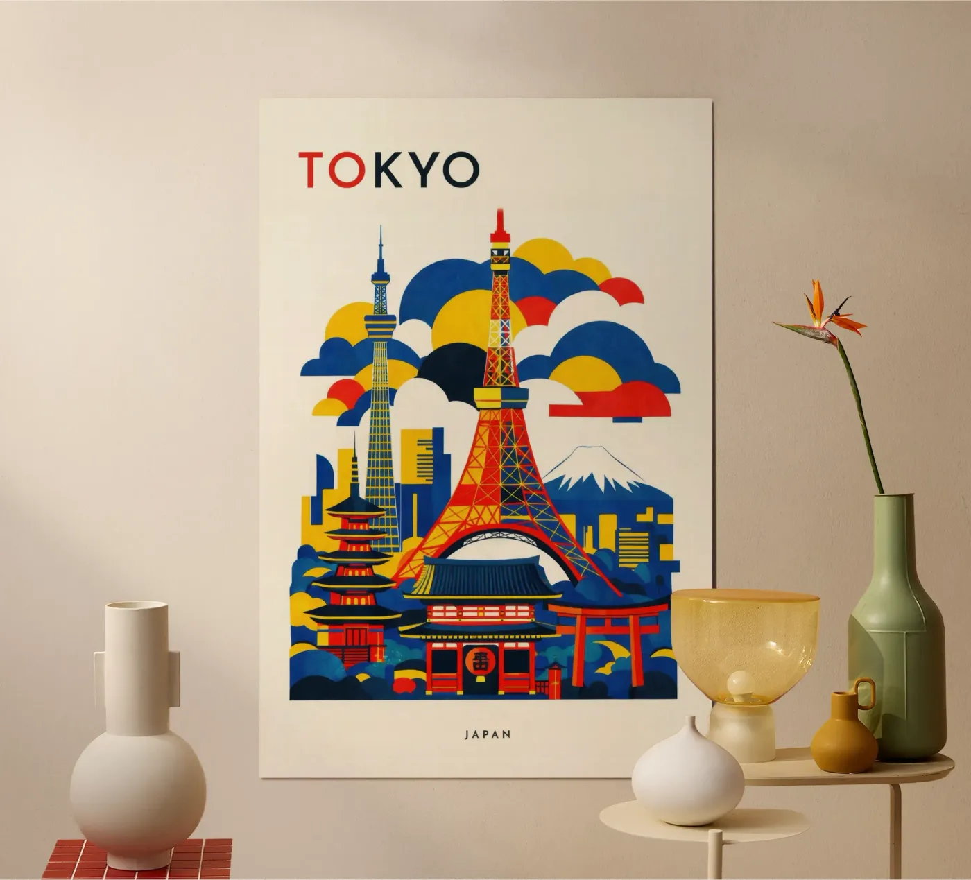 Tokyo Flat poster de Art Unleashed