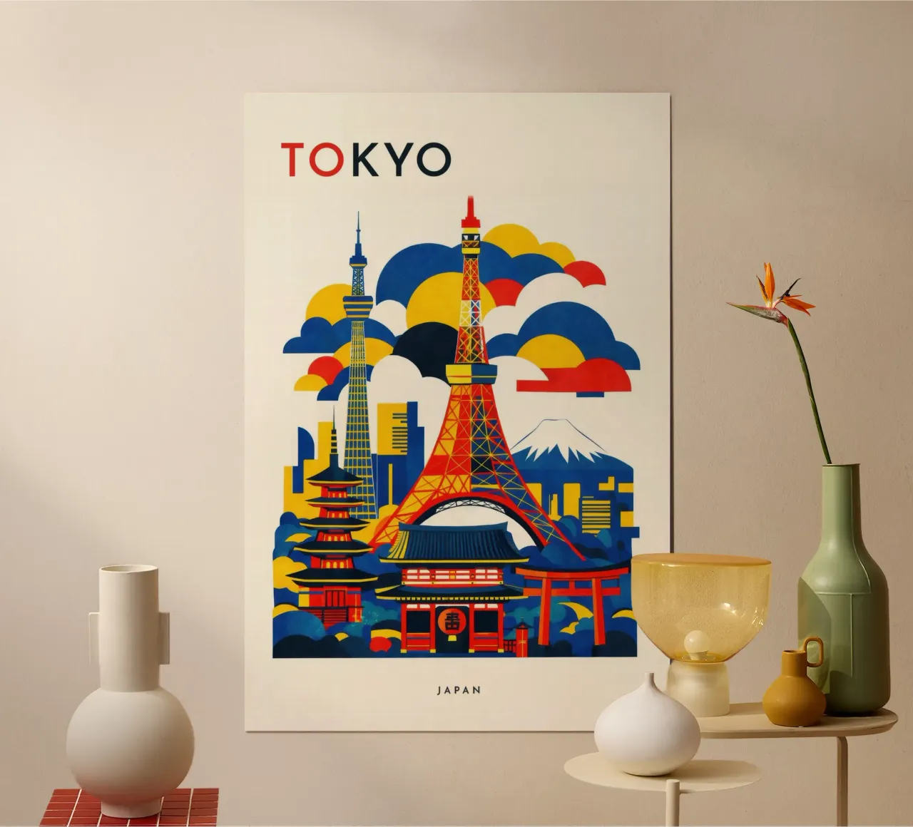 Tokyo Flat poster da Art Unleashed