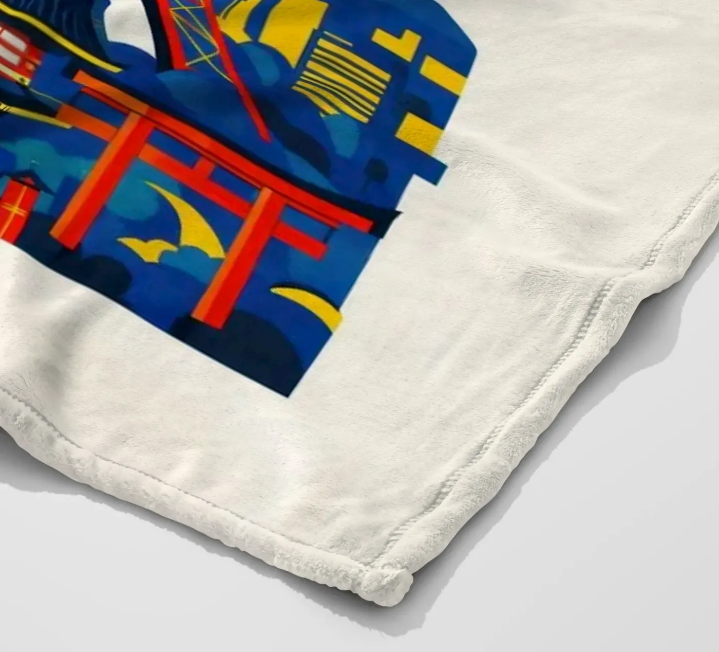 Tokyo Flat Fleecedecke von Art Unleashed