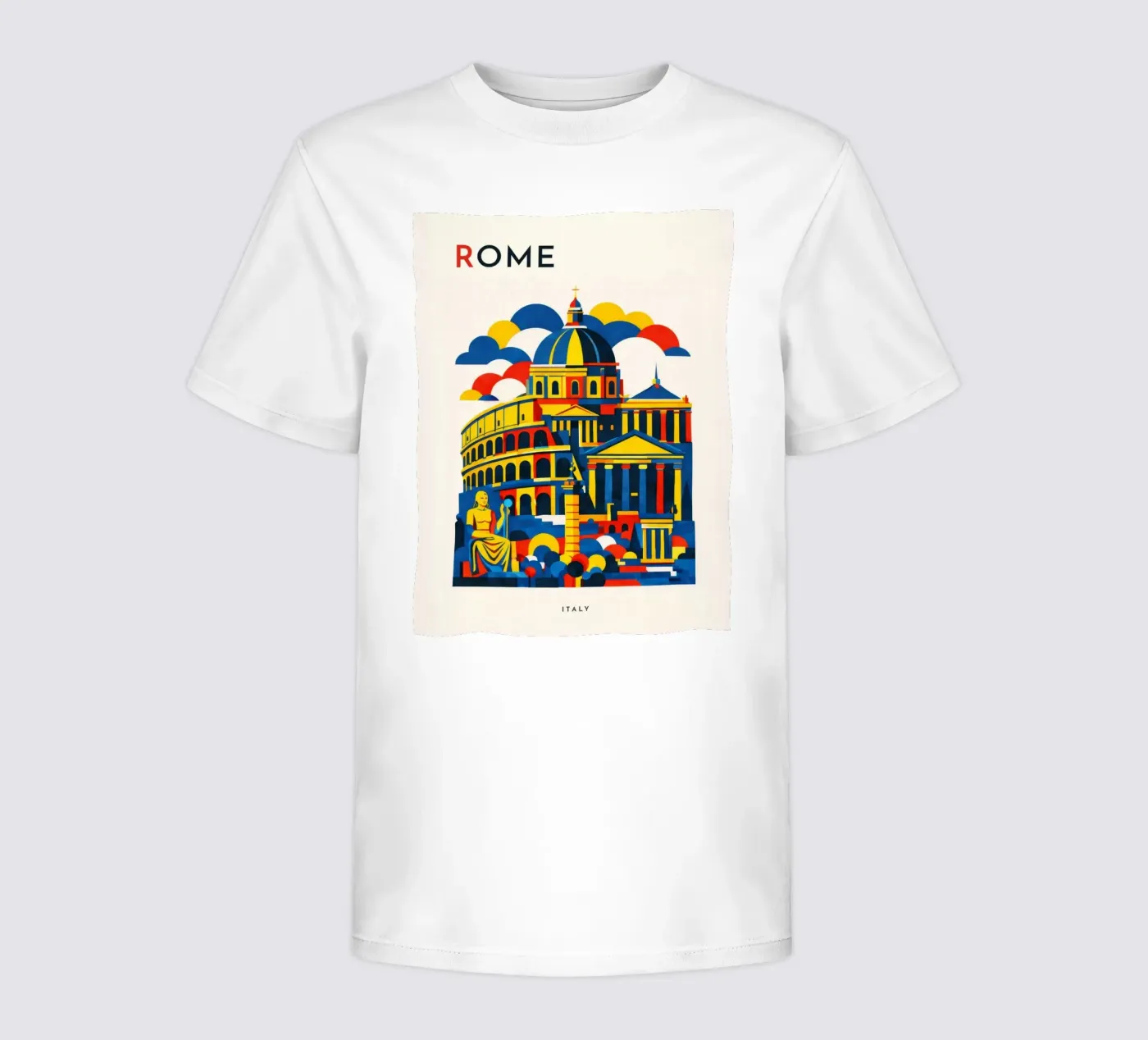 Rome Flat t-shirt bambini da Art Unleashed