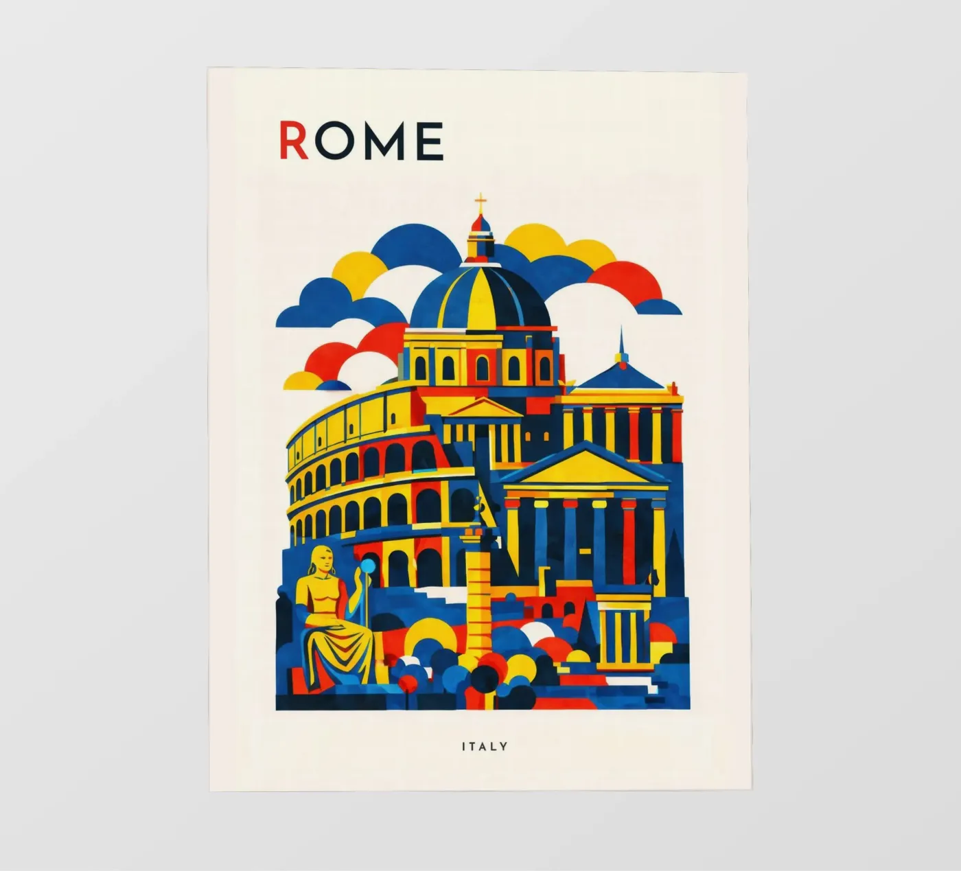 Rome Flat pellicola backlit da Art Unleashed