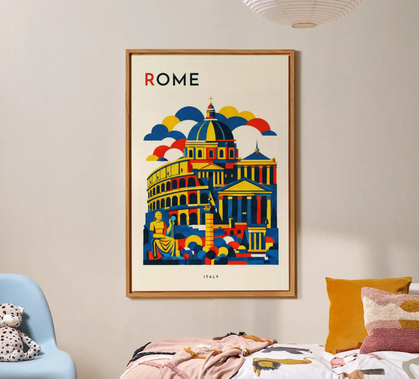 Rome Flat pannello forex da Art Unleashed
