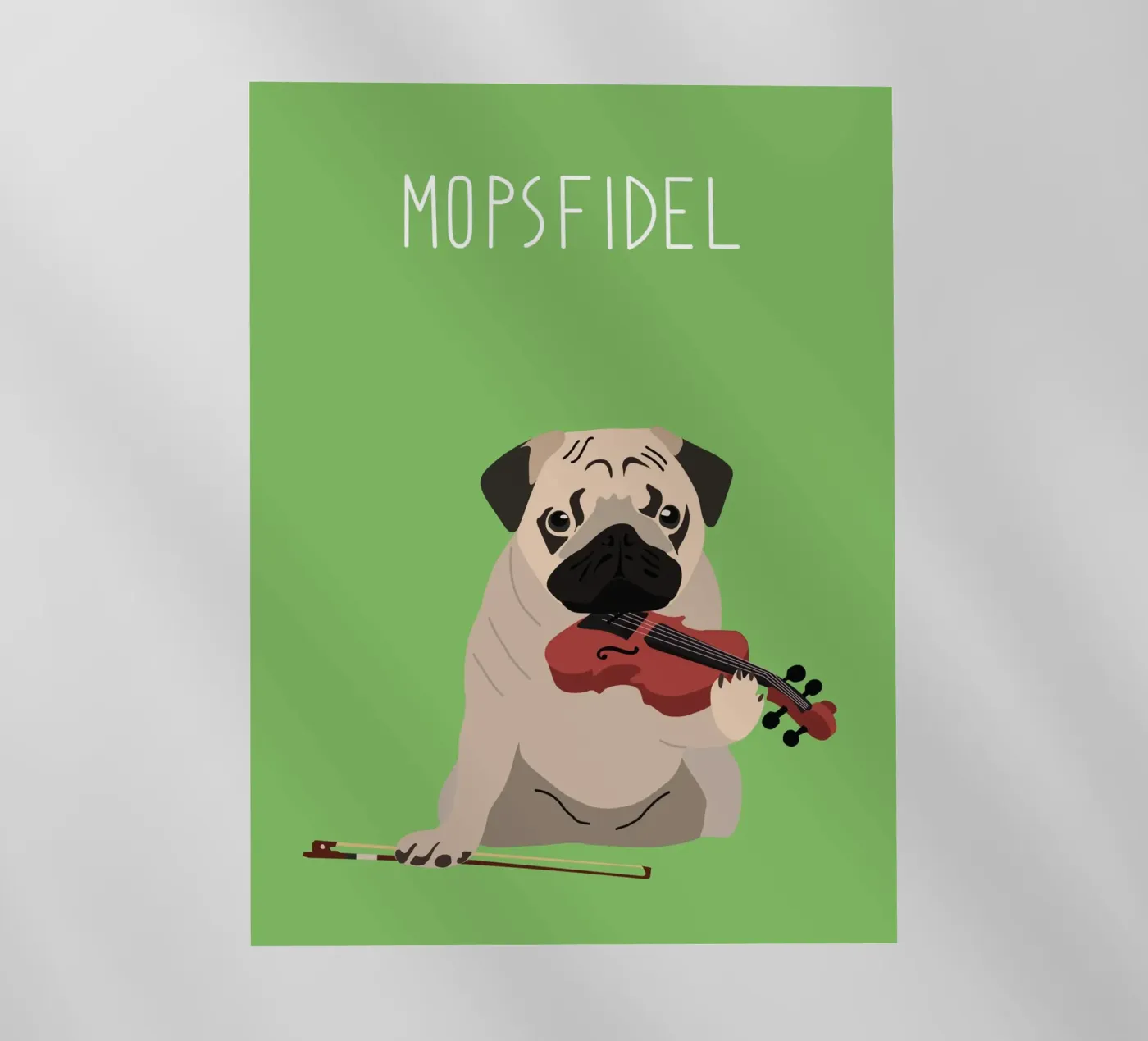 Mopsfidel pellicola backlit da Constanze Art Direction