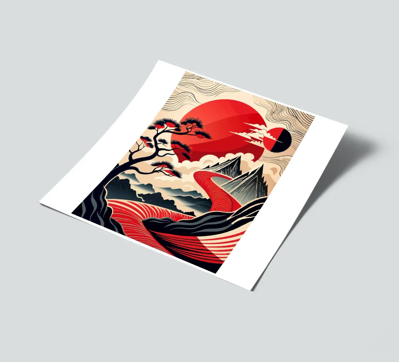 Crimson Currents sticker sheet by Artistic-shop