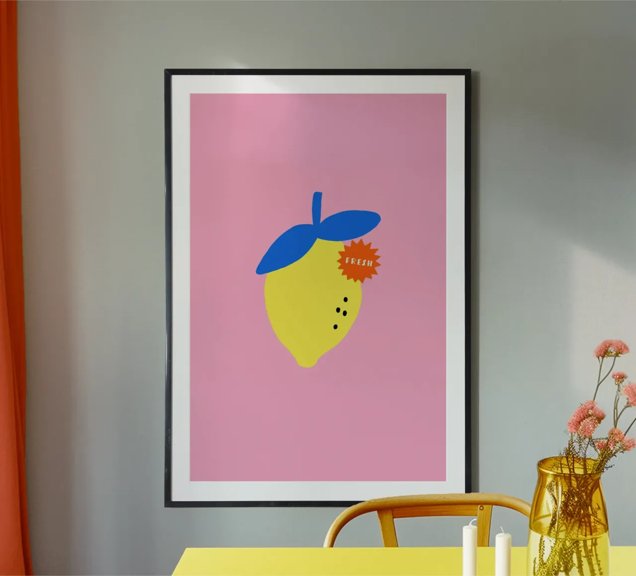 Limone "Fresh" poster da Maren Gross