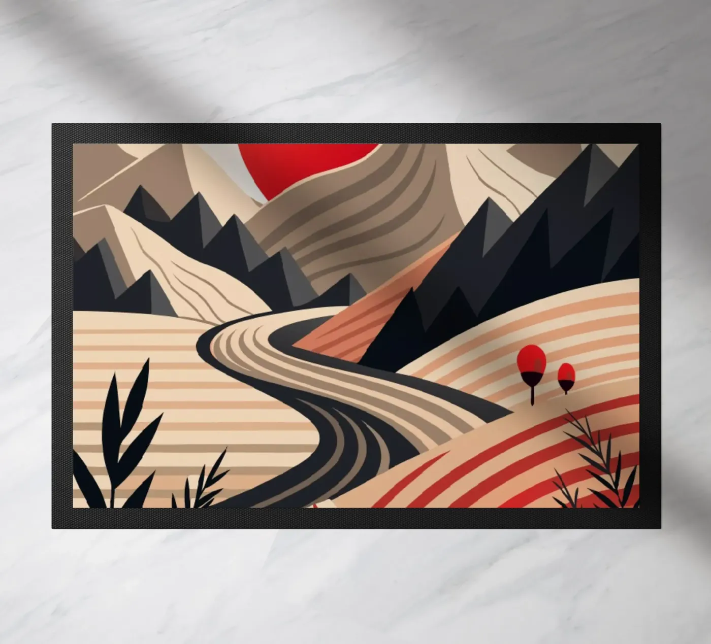 Sunset Serendipity doormat by Artistic-shop