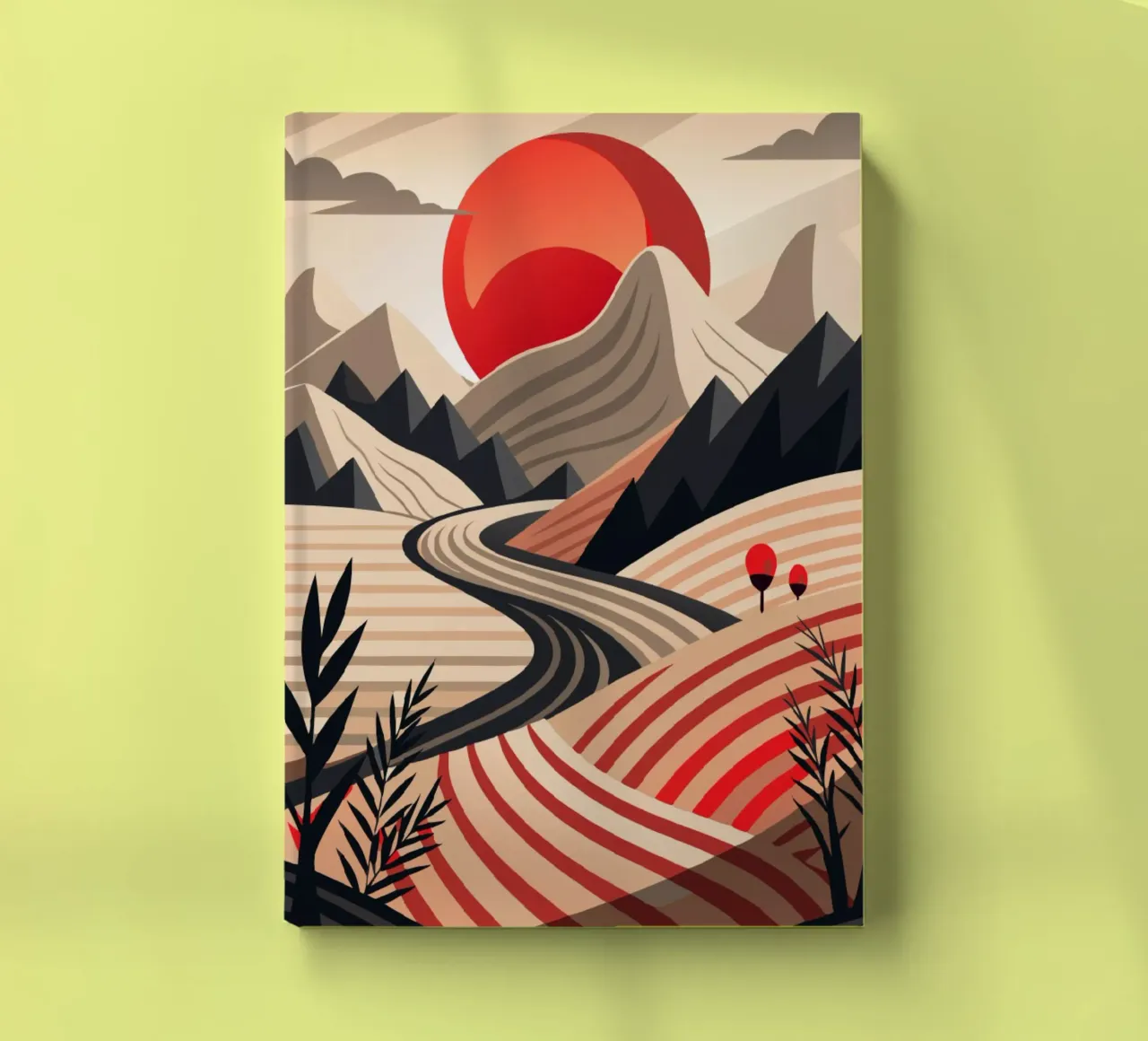 Sunset Serendipity notebook by Artistic-shop