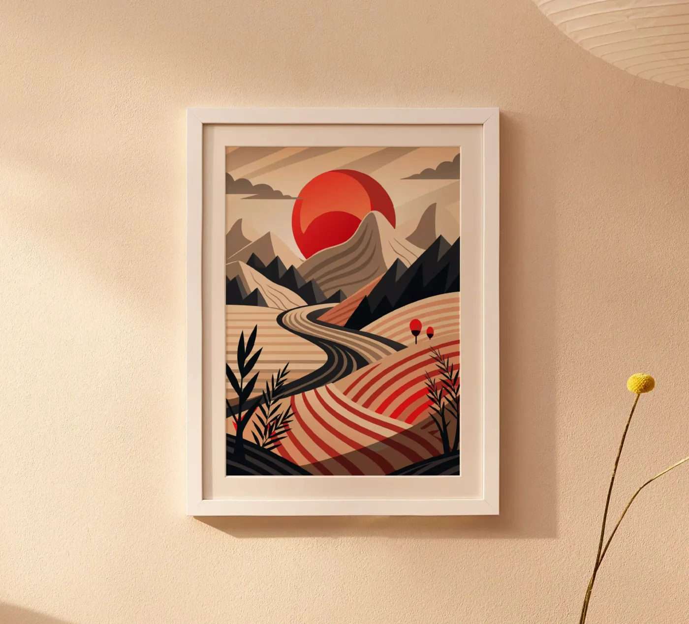 Sunset Serendipity poster by Artistic-shop