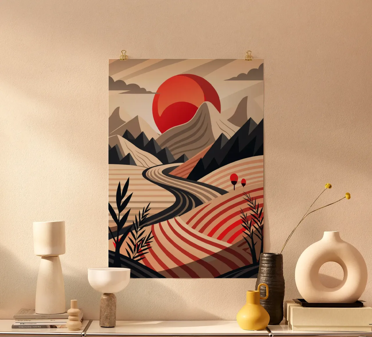 Sunset Serendipity poster da Artistic-shop