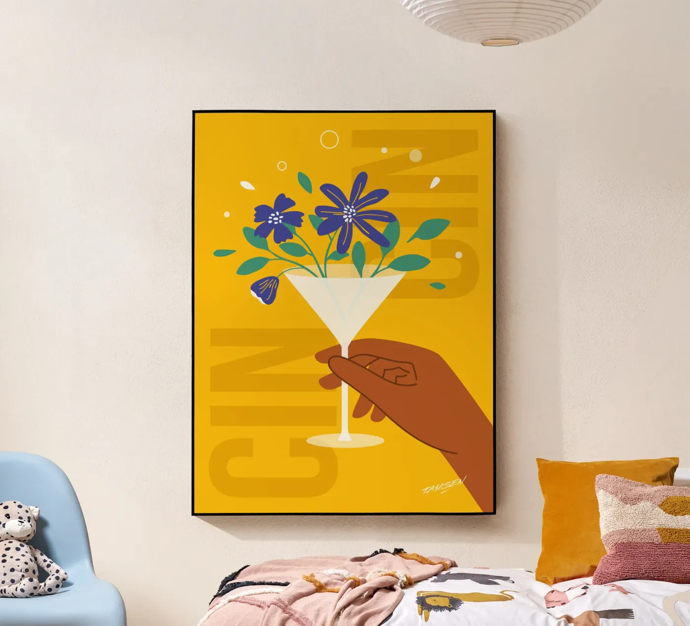 Cheers! Acryl-Glas von Tamsen Design