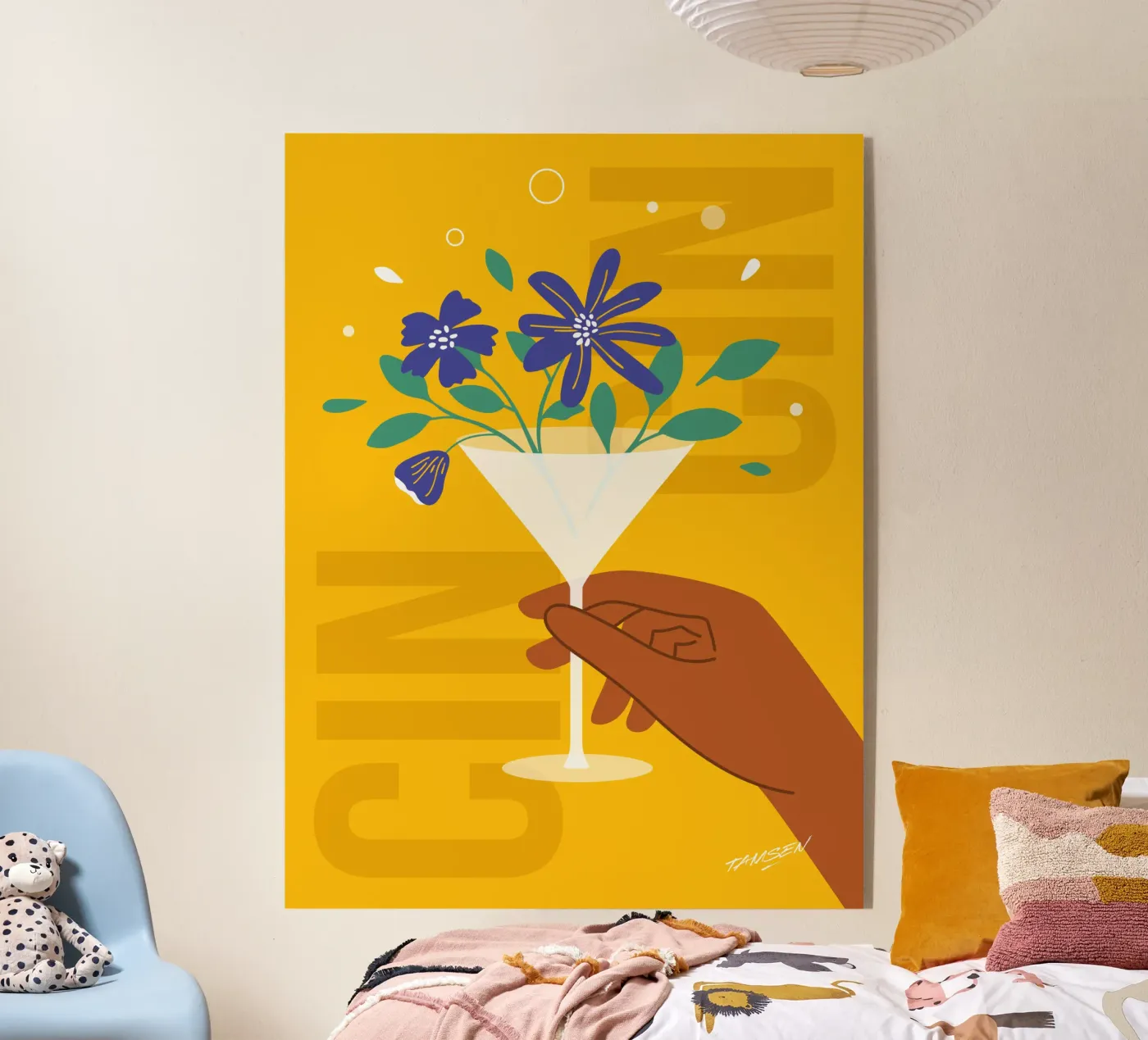 Cheers! Acryl-Glas von Tamsen Design