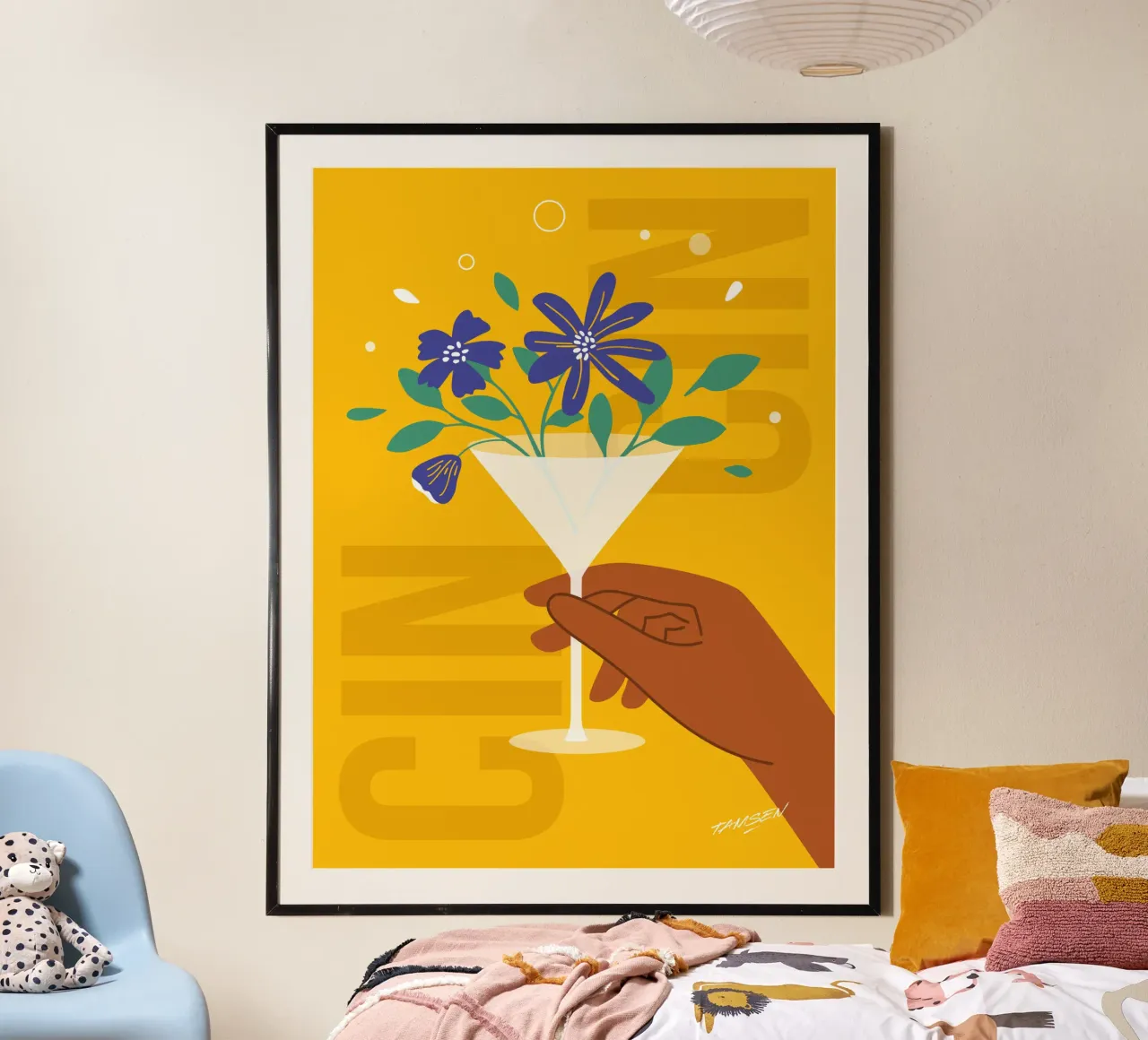 Salute! poster da Tamsen Design