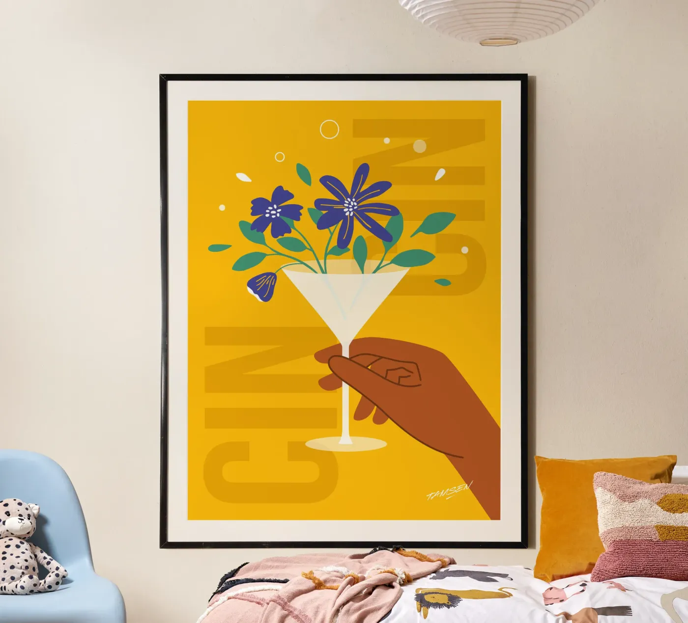 Proost! poster van Tamsen Design