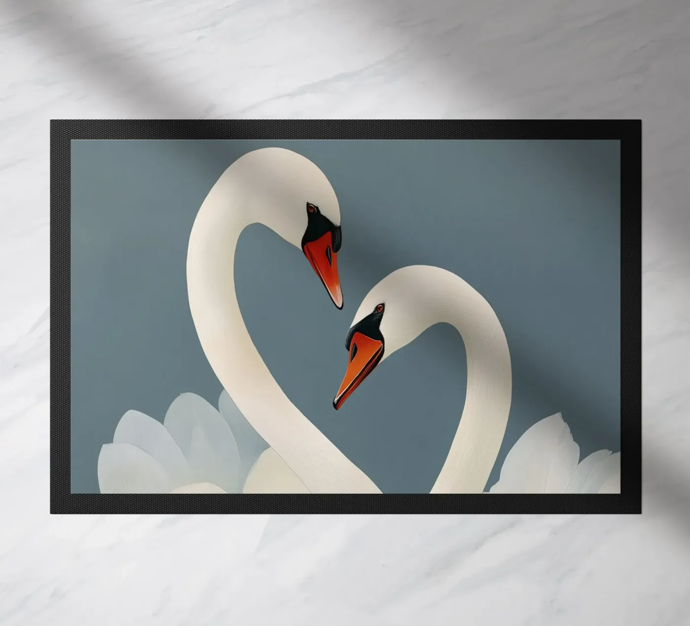 Swan Pair deurmat van softsoul