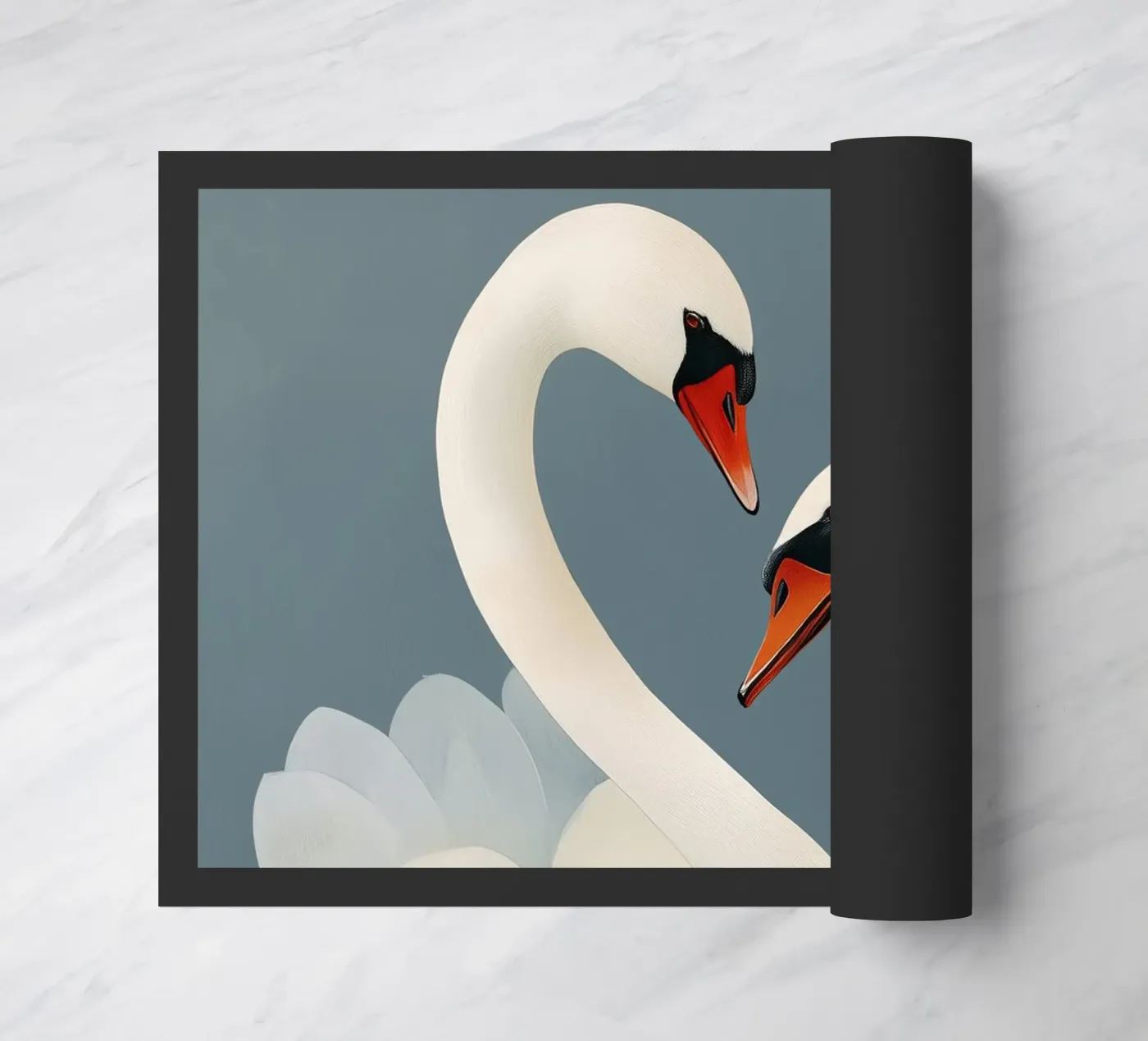 Swan Pair deurmat van softsoul