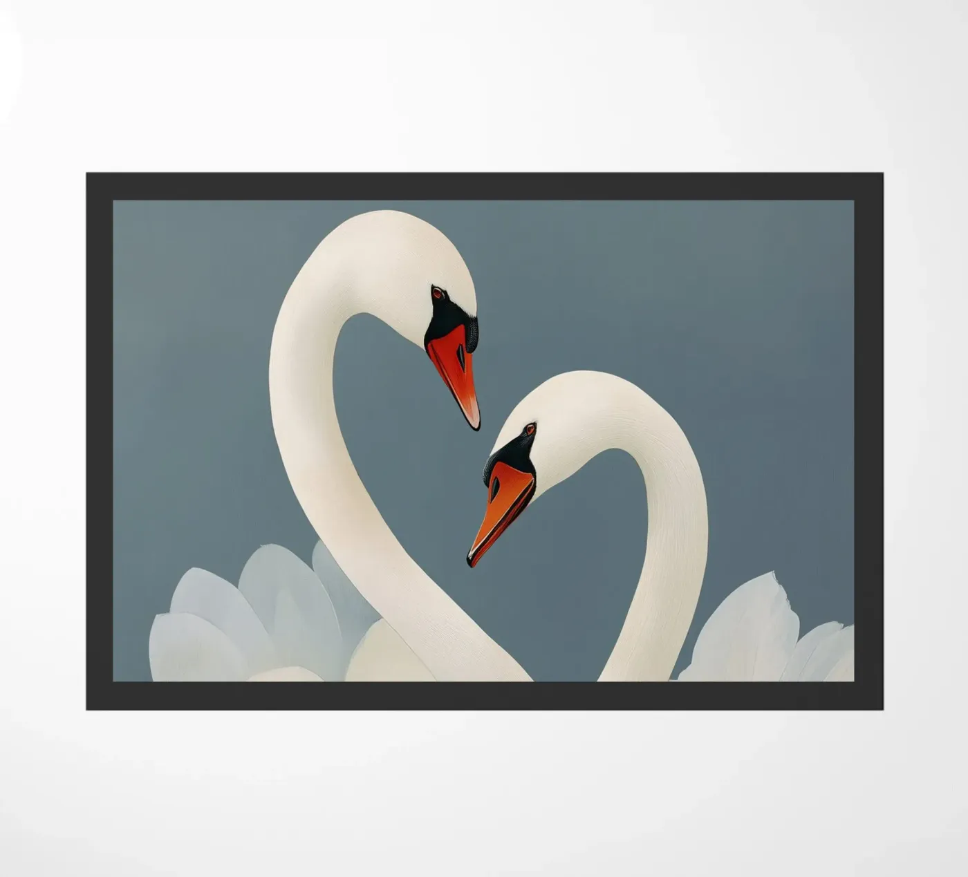 Swan Pair deurmat van softsoul