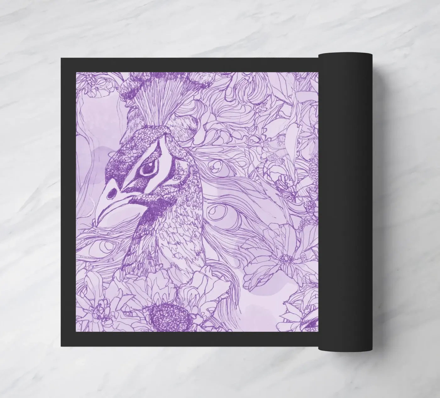 pavoniviola doormat by k i m