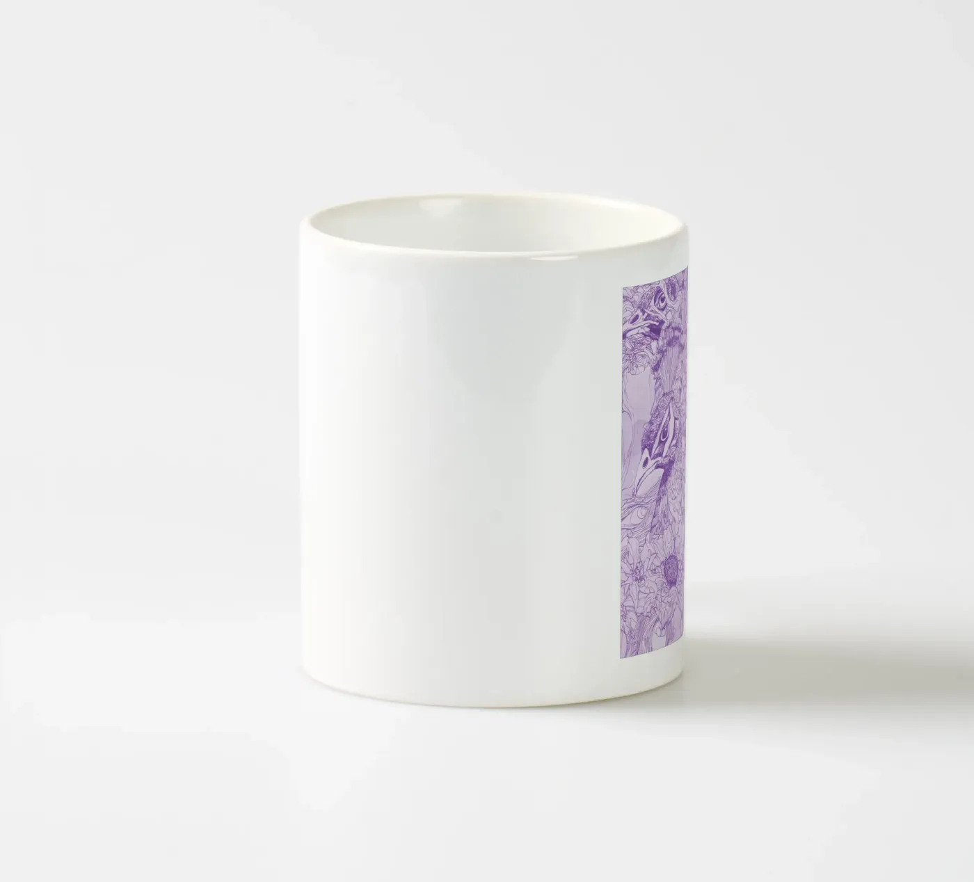pavoniviola ceramic mug by k i m