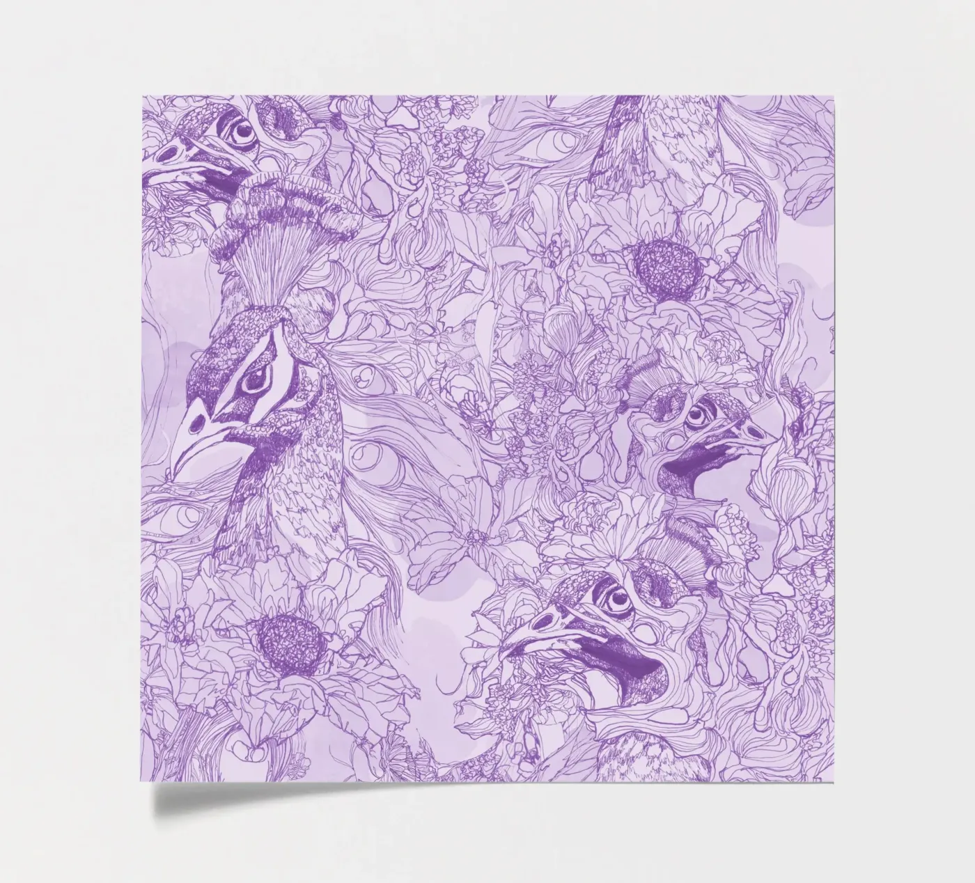 pavoniviola sticker sheet by k i m