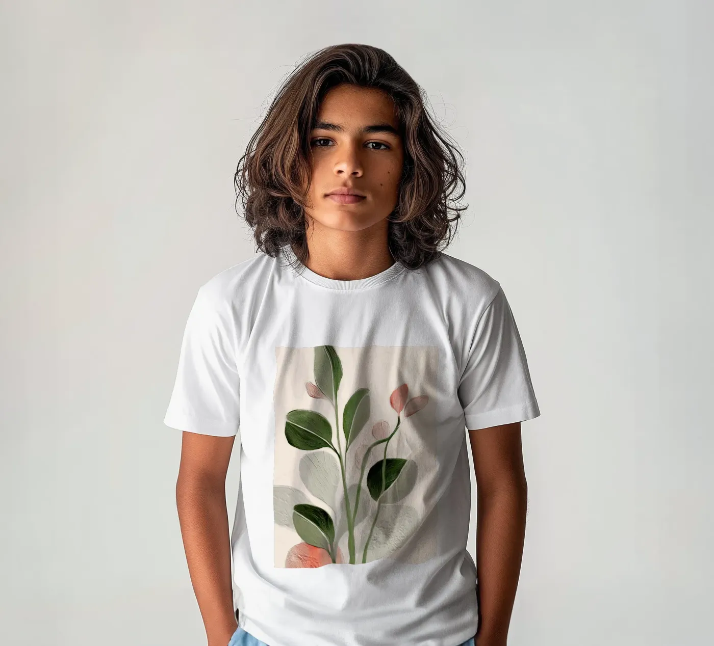 Soft Botanical Forms t-shirt bambini da softsoul