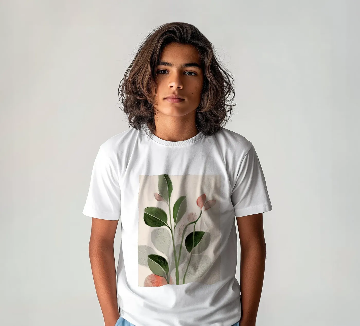 Soft Botanical Forms t-shirt bambini da softsoul