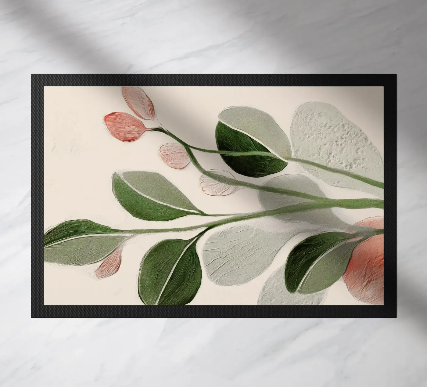 Soft Botanical Forms Fußmatte von softsoul