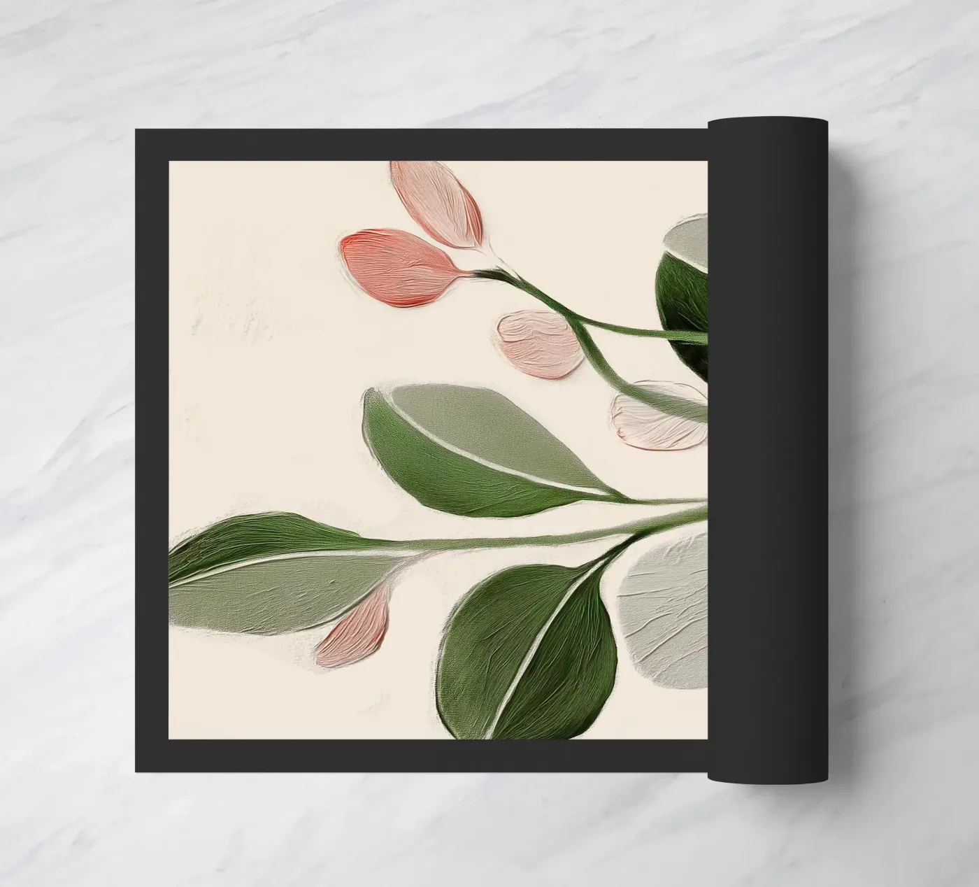Soft Botanical Forms Fußmatte von softsoul