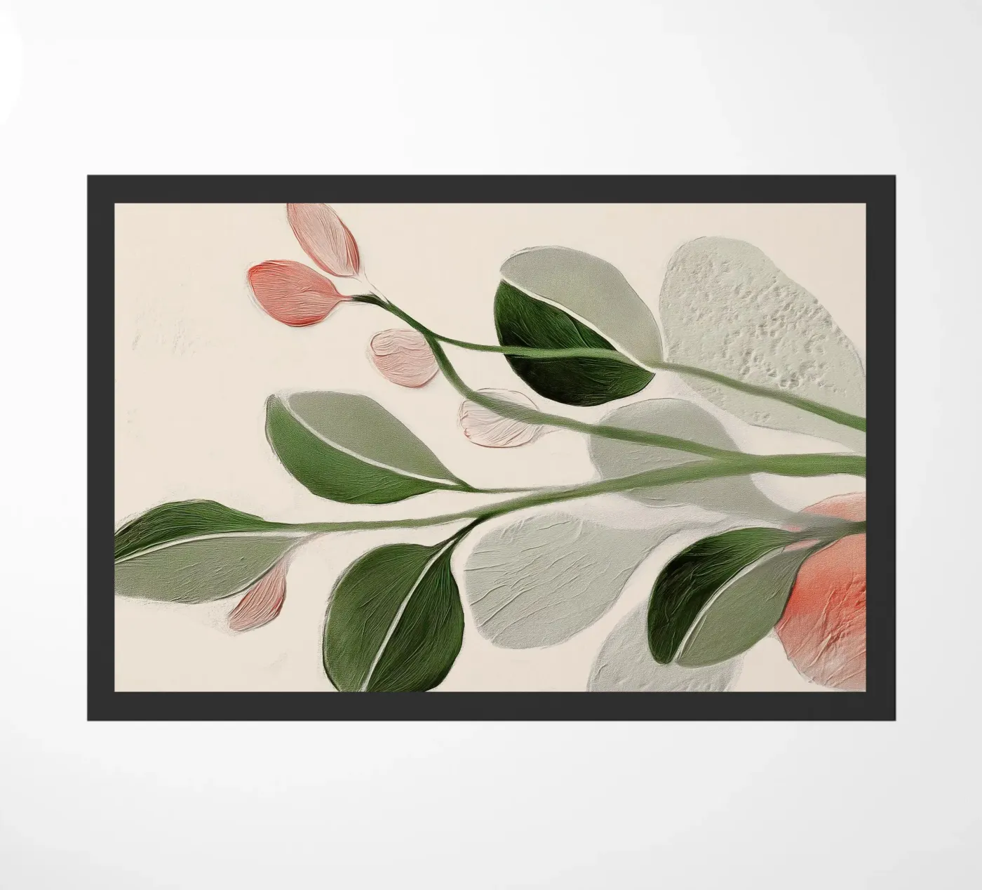 Soft Botanical Forms Fußmatte von softsoul