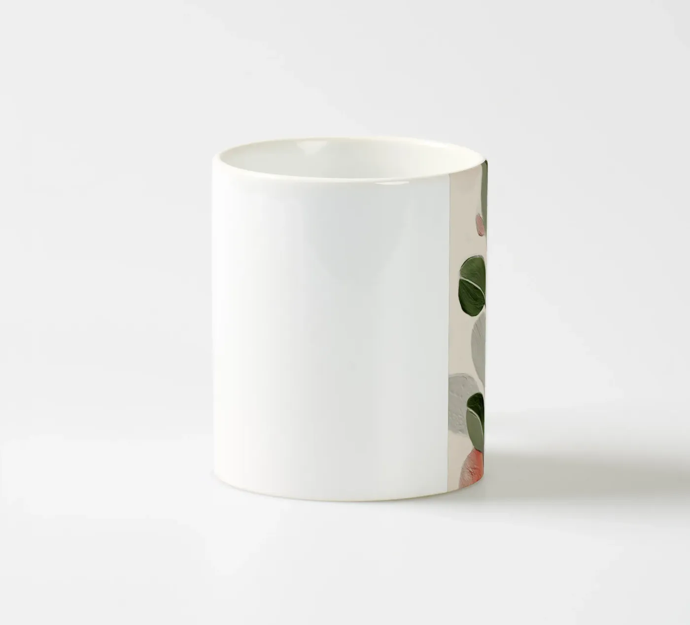 Soft Botanical Forms ceramic mug by softsoul