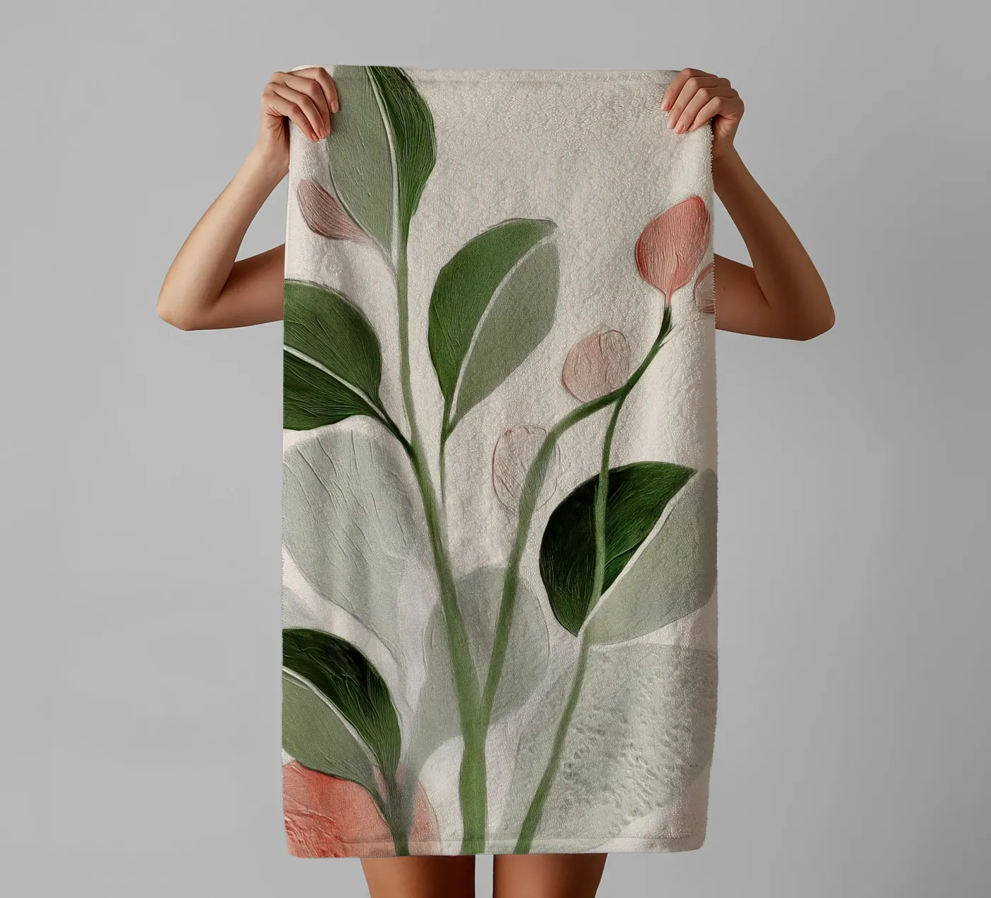 Soft Botanical Forms badhanddoek van softsoul