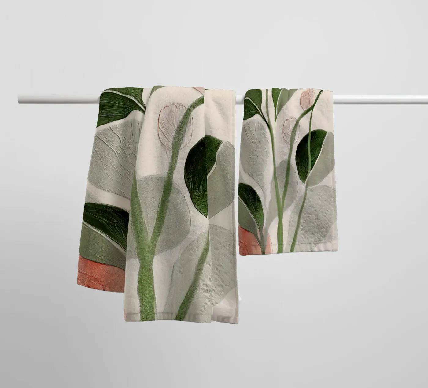 Soft Botanical Forms badhanddoek van softsoul