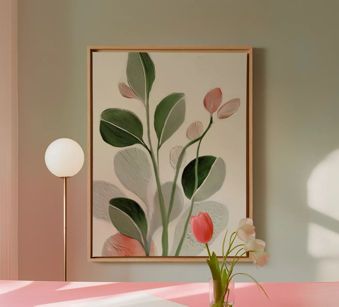 Soft Botanical Forms tela da softsoul