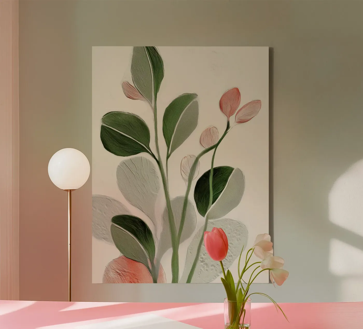 Soft Botanical Forms tela da softsoul