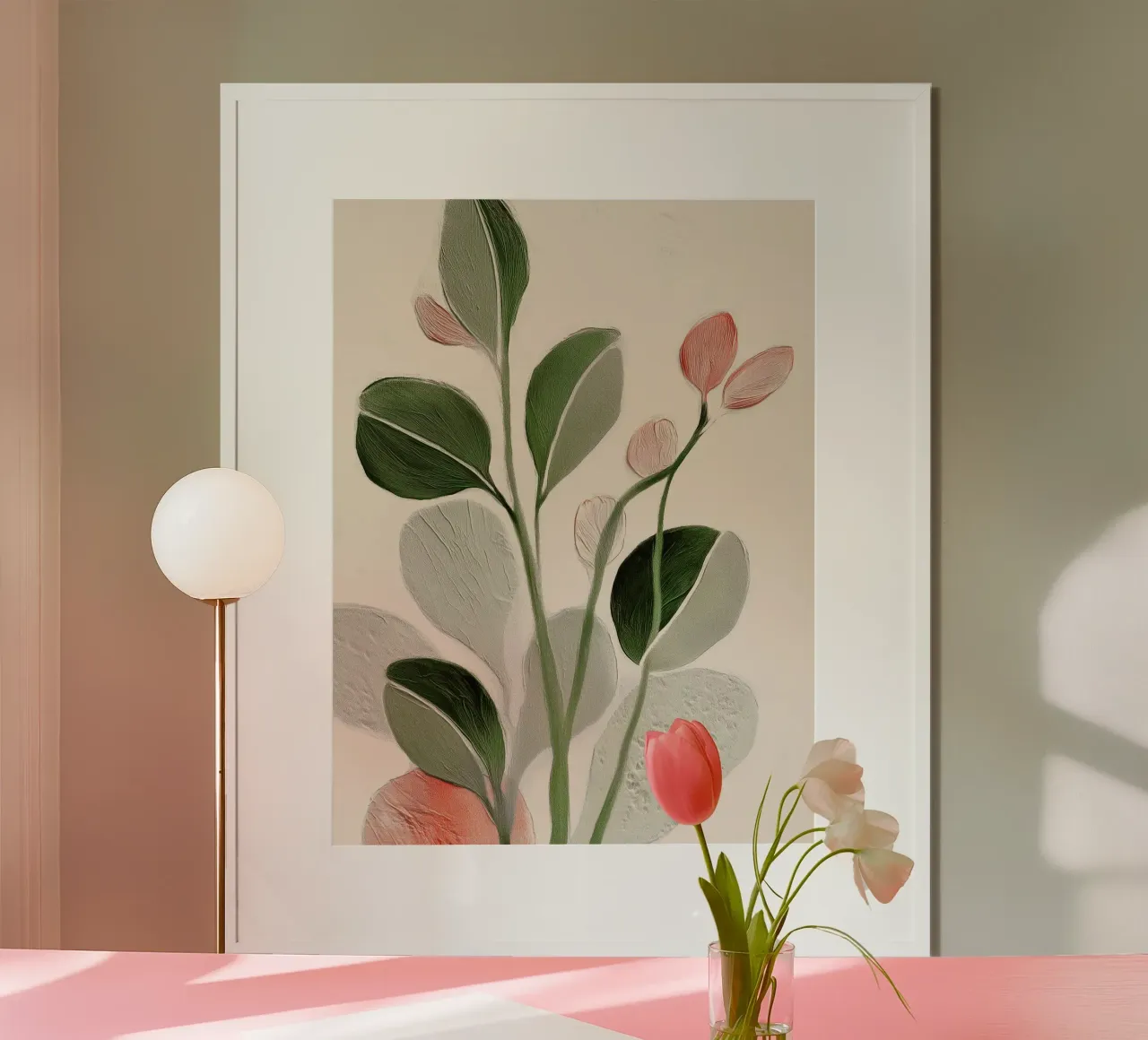 Soft Botanical Forms poster da softsoul