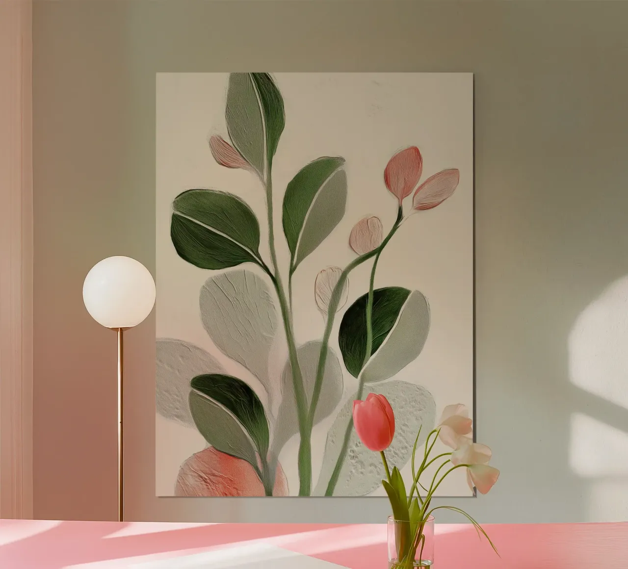 Soft Botanical Forms poster by softsoul