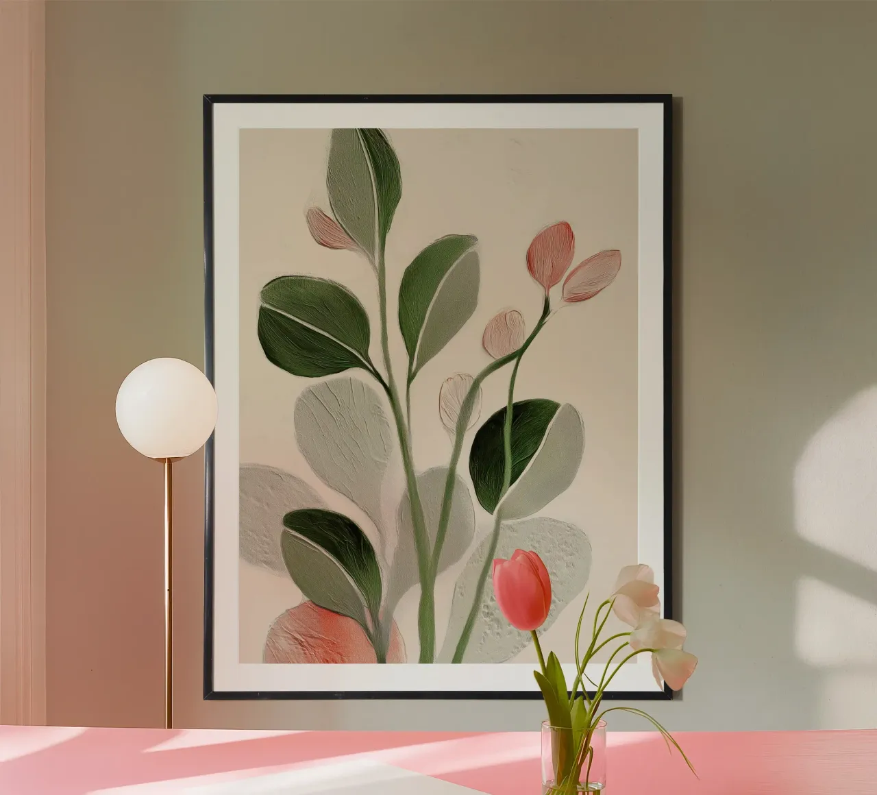 Soft Botanical Forms poster da softsoul