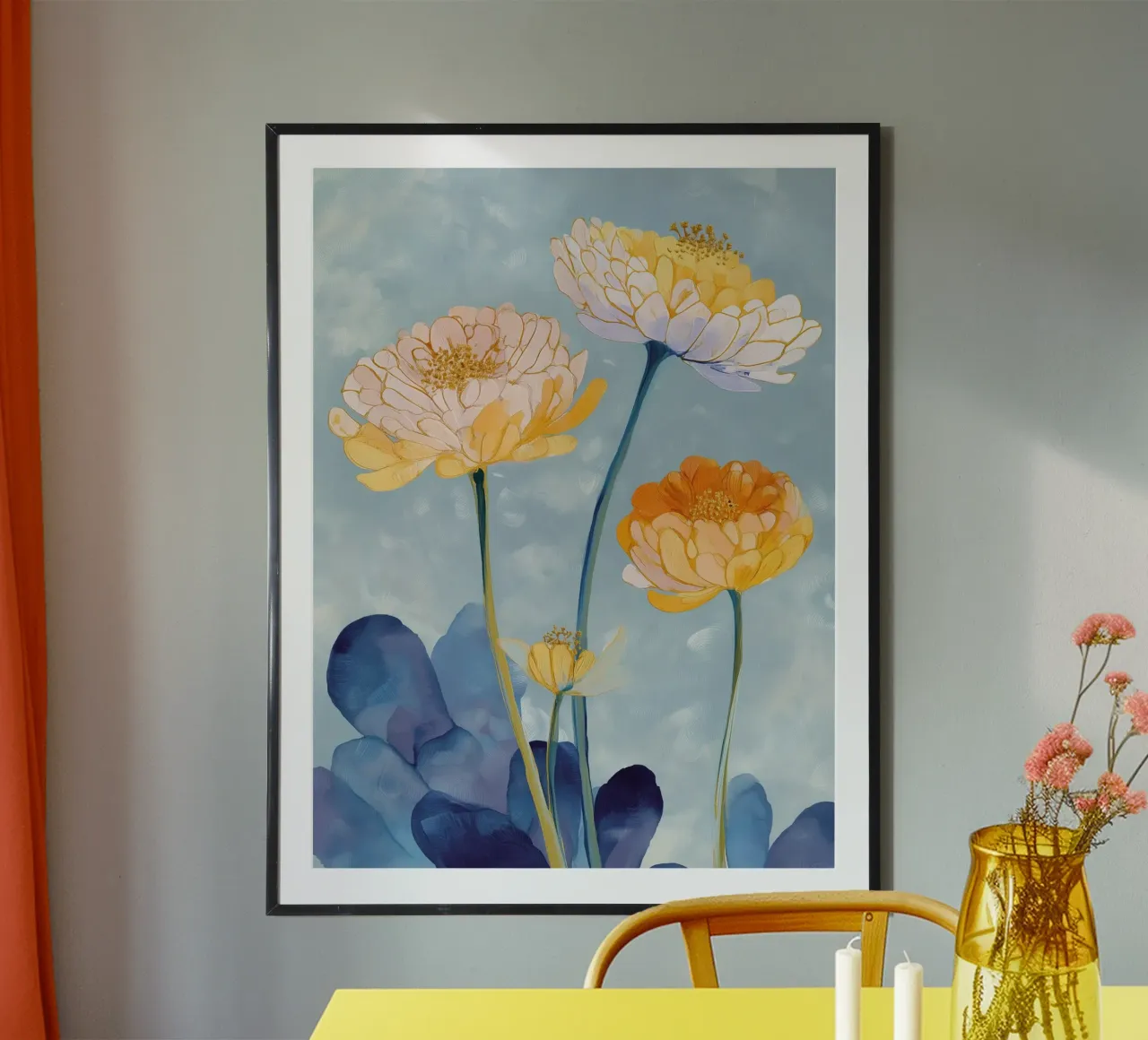 Spring Wildflowers poster da softsoul