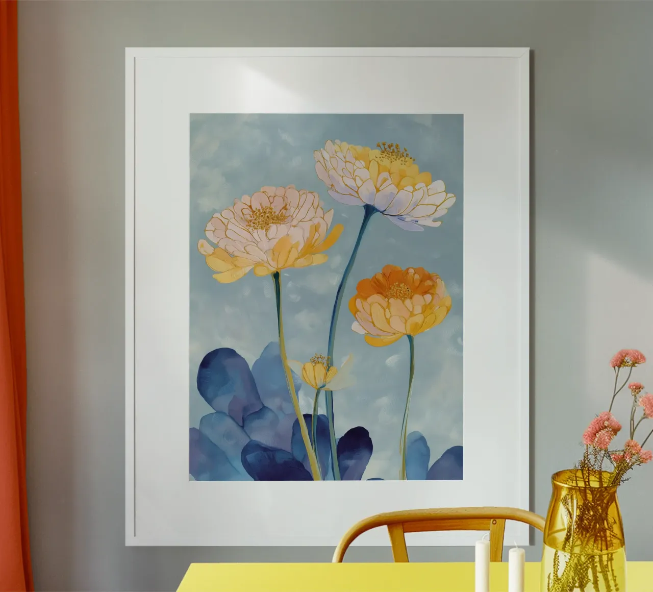 Spring Wildflowers poster da softsoul