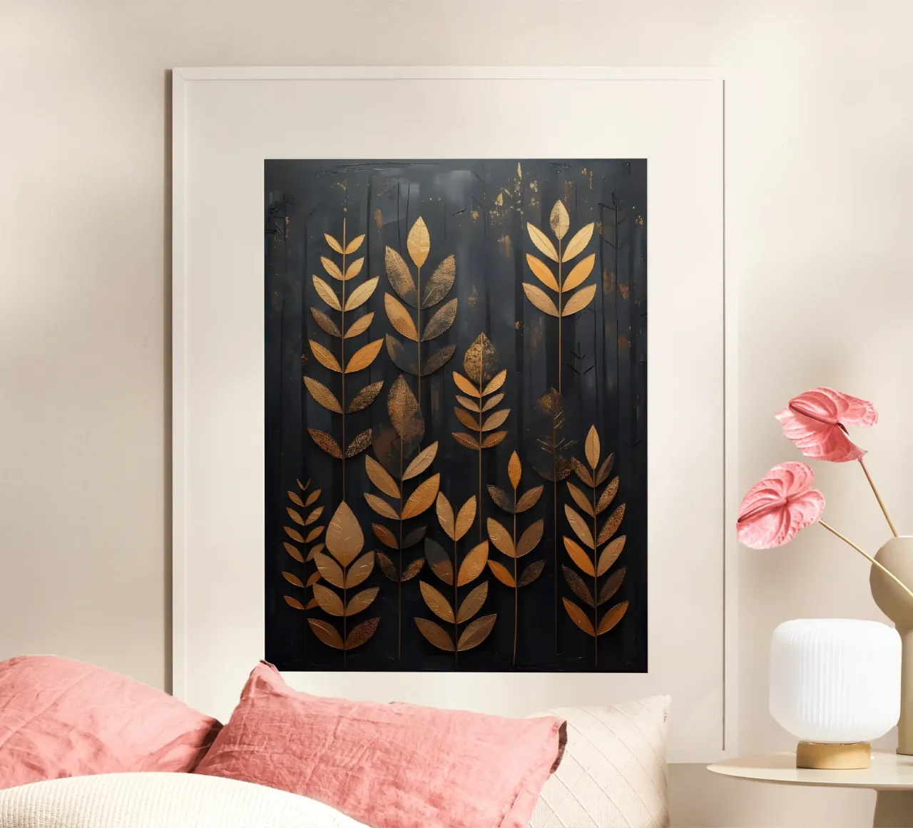 Serenata delle foglie d'oro carta hahnemühle da Artistic-shop