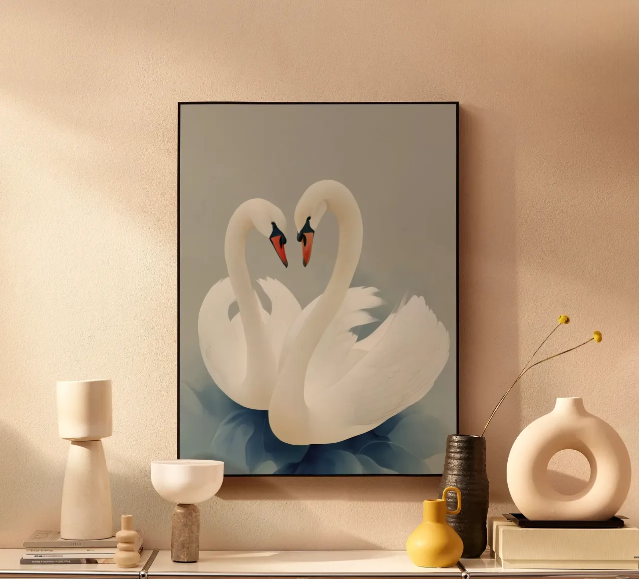 White Swans plexiglass da softsoul